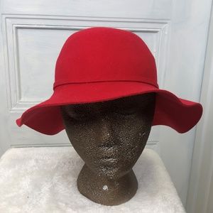Vintage Red Elegant Women's Hat